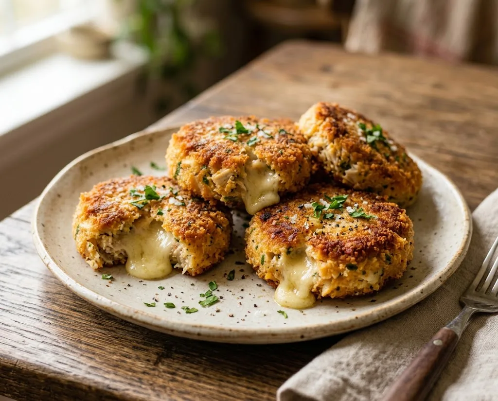 🦀 КРАБОВЫЕ КОТЛЕТЫ С СЫРОМ — РУМЯНЫЕ, НЕЖНЫЕ И ОЧЕНЬ ВКУСНЫЕ! 🧀