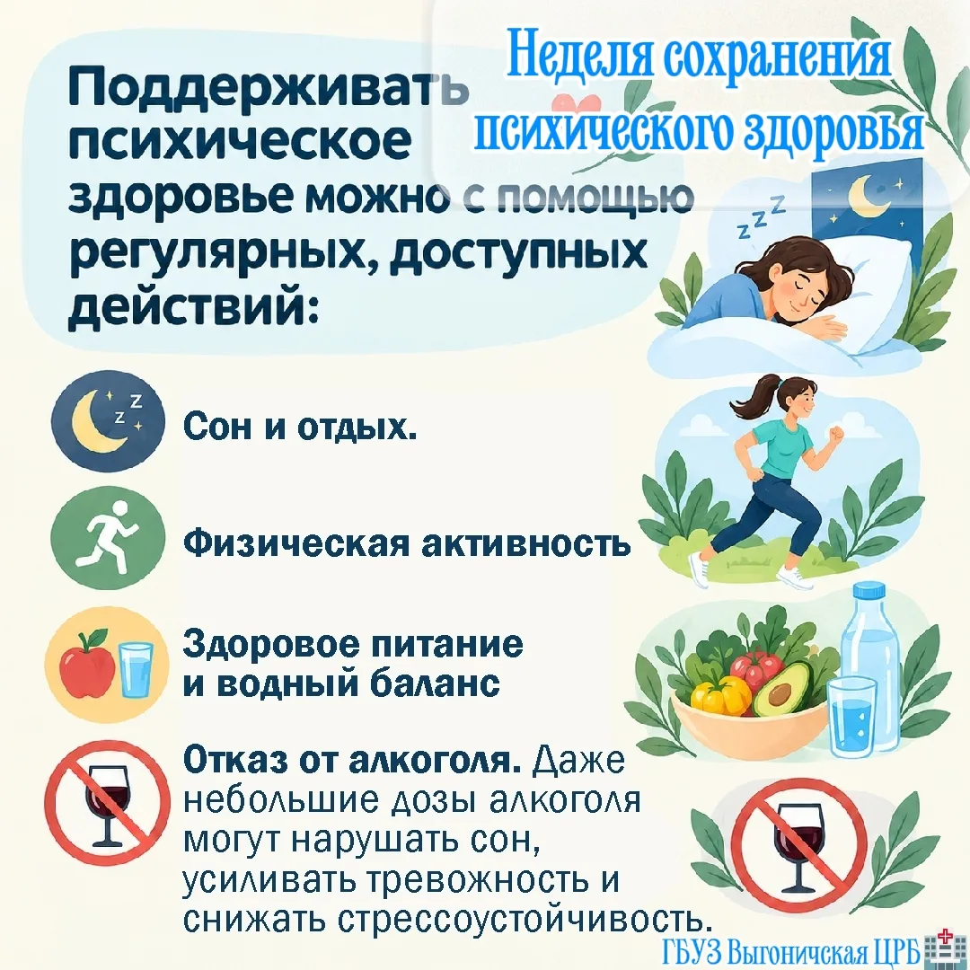 Неделя сохранения психического здоровья (в честь Всемирного дня психического здоровья 1...