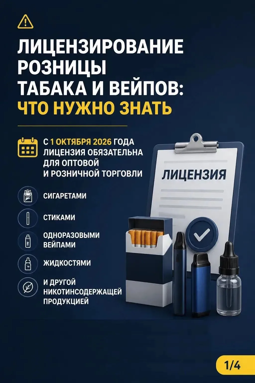 Торговля табачной и никотинсодержащей продукцией: что необходимо знать предпринимателям
