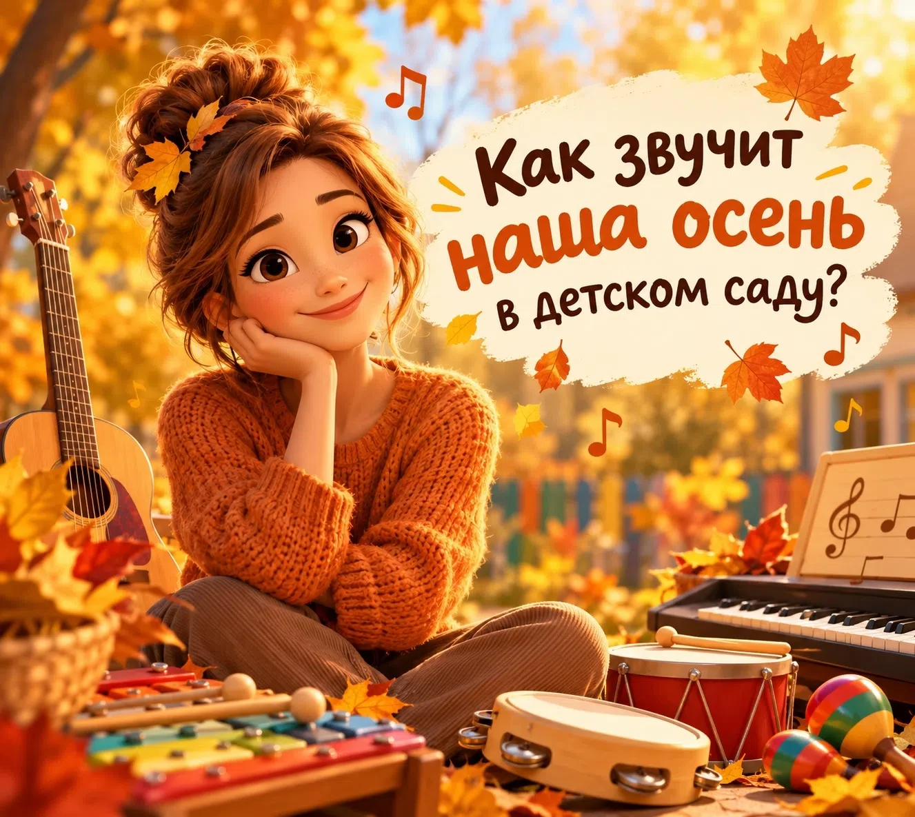 🍂🎶 **Как звучит осень в детском саду?**