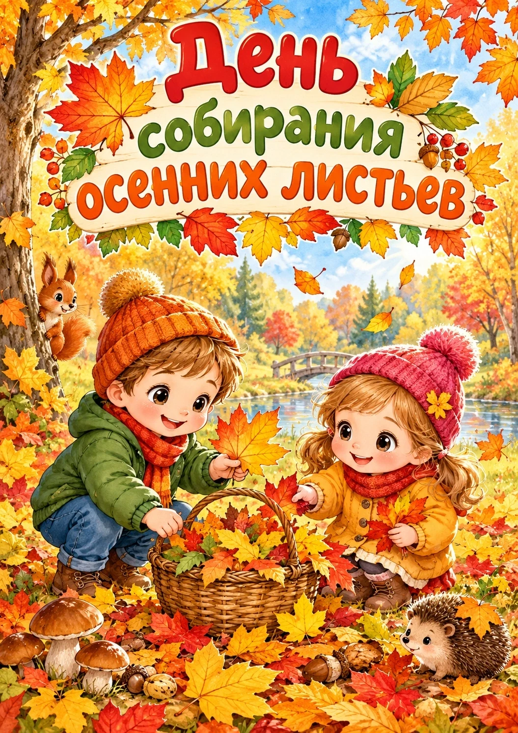 🍁✨ День собирания осенних листьев в средней группе! 🍁✨