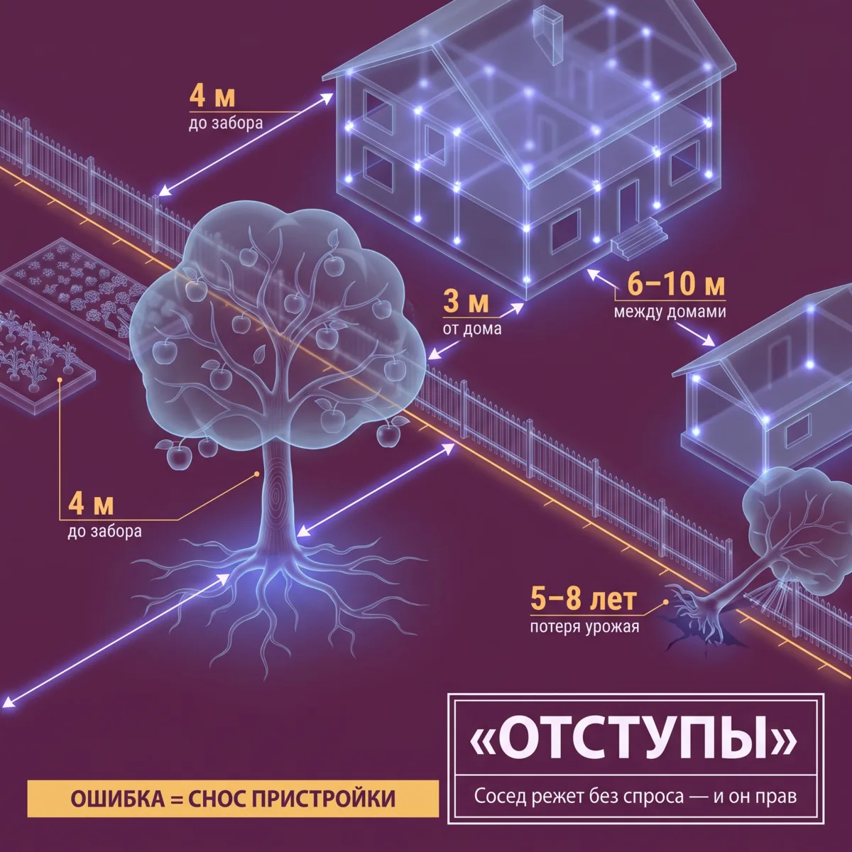🍎 Яблоки падают на соседский участок: чей урожай и почему это вопрос не про яблоки