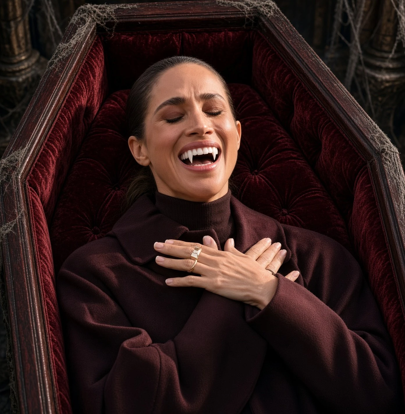 🤣Мемов пока немного. Меган а-ля натюрель лучше всяких мемов (третье изображение)!