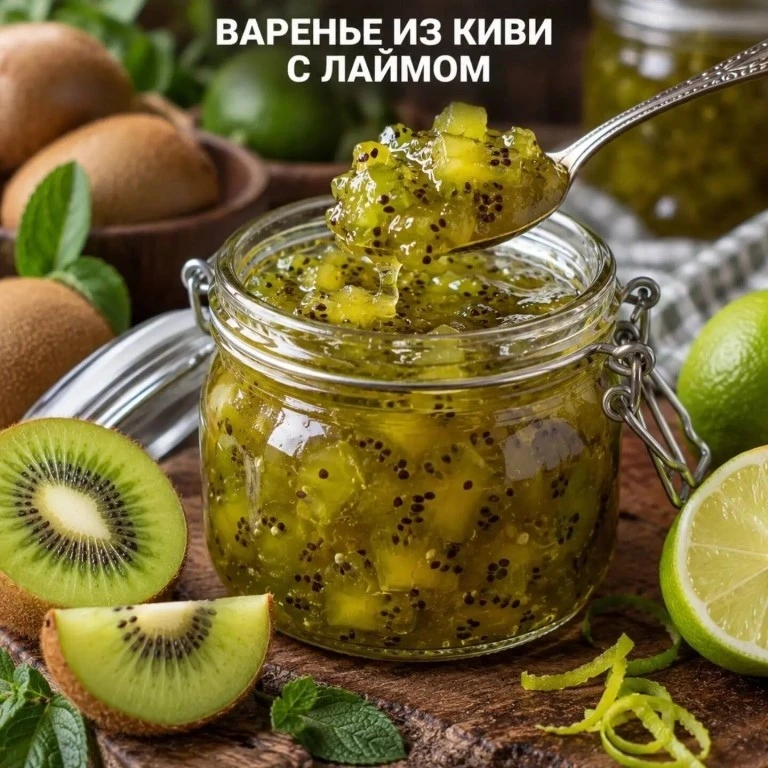 🥝 ВАРΕНЬΕ ИЗ КИВИ С ЛАЙМОМ