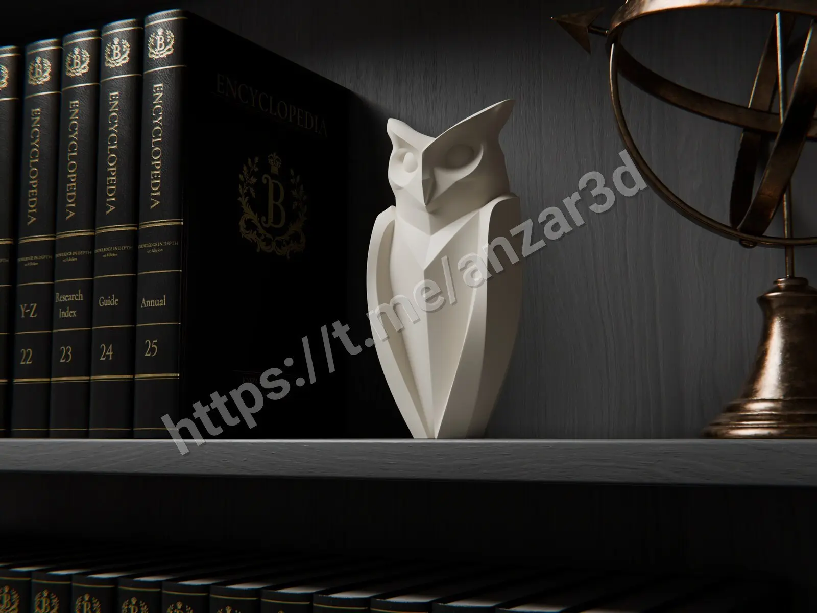 🦉 Минималистичная сова
