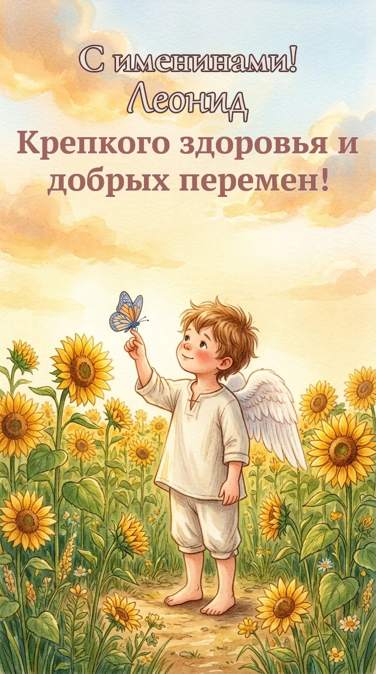 🌷 13 октября — Леонид, светлого праздника!
