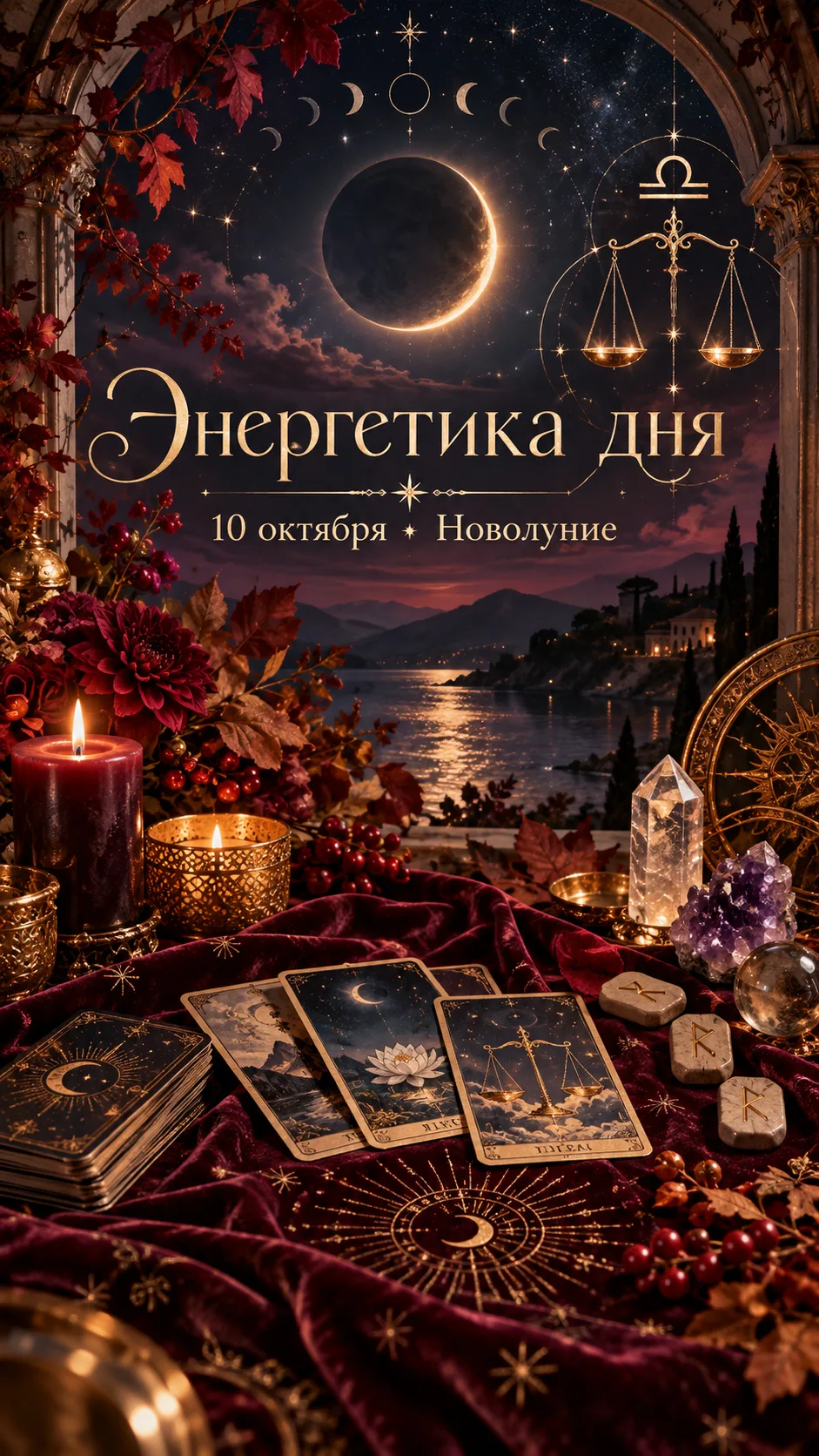 🌑 Энергетика дня — 10 октября, суббота