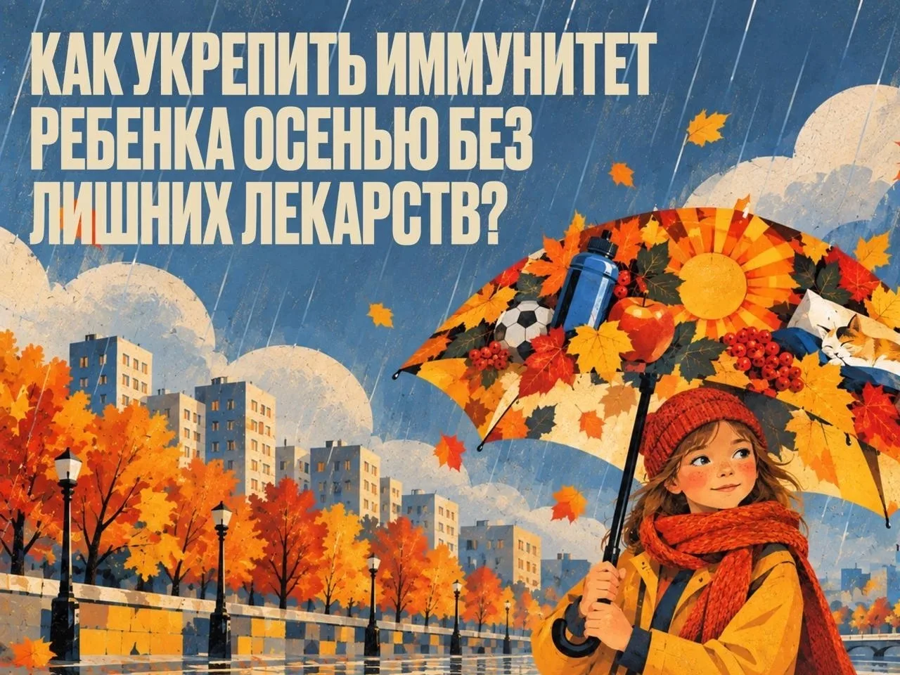 🍂 Как укрепить иммунитет ребенка осенью без лишних лекарств?
