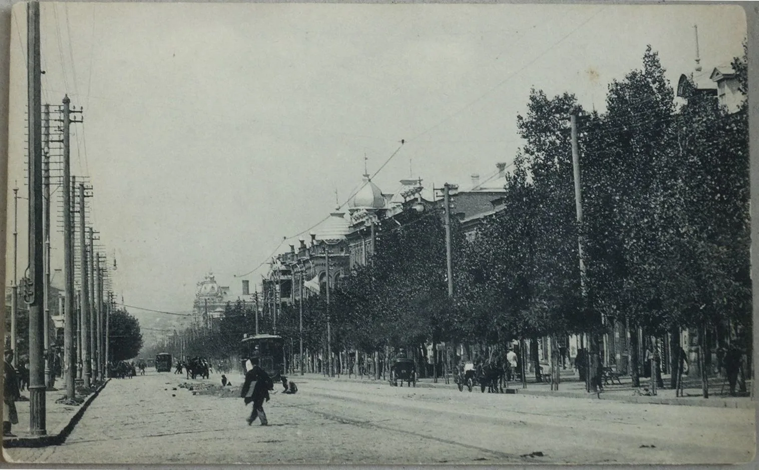 Фотография 1904–1915 годов. Садовая улица