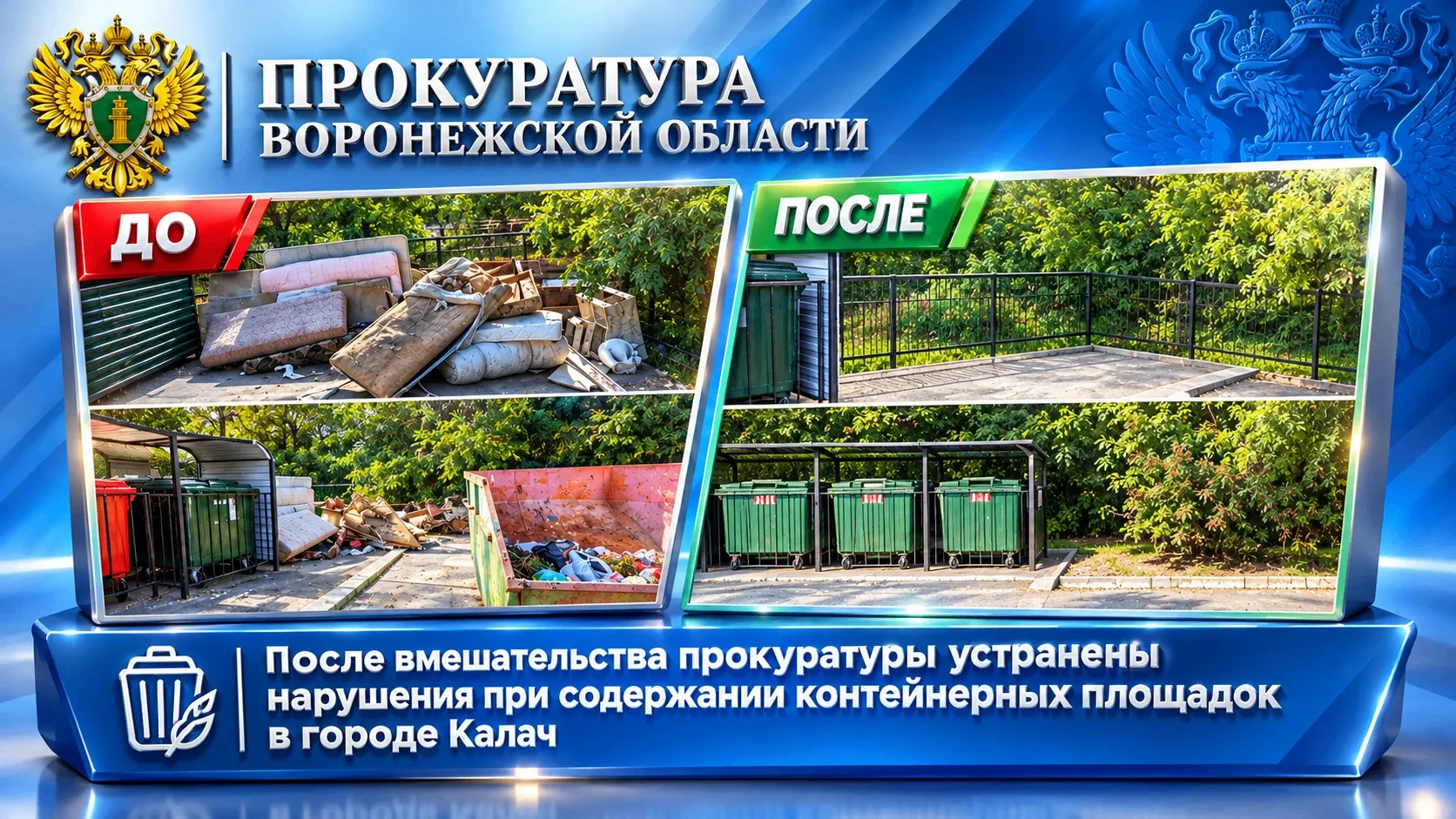 🗑️ Проверка на контейнерных площадках дала результат