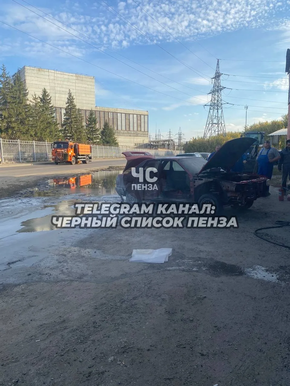 🔥 Вчера в Пензе загорелся автомобиль
