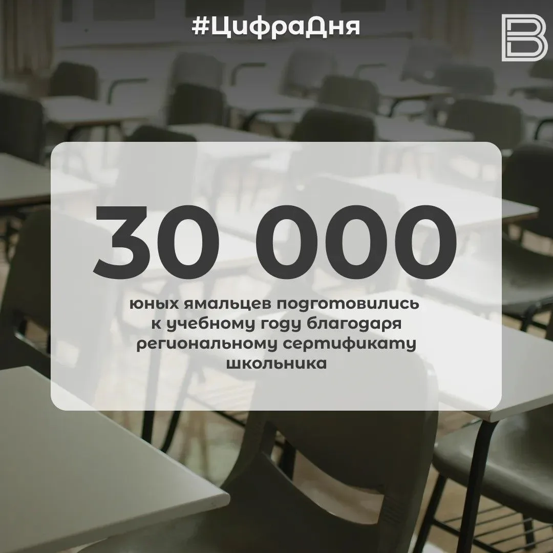 📊 30 000 юных ямальцев подготовились к учебному году благодаря региональному сертифика...
