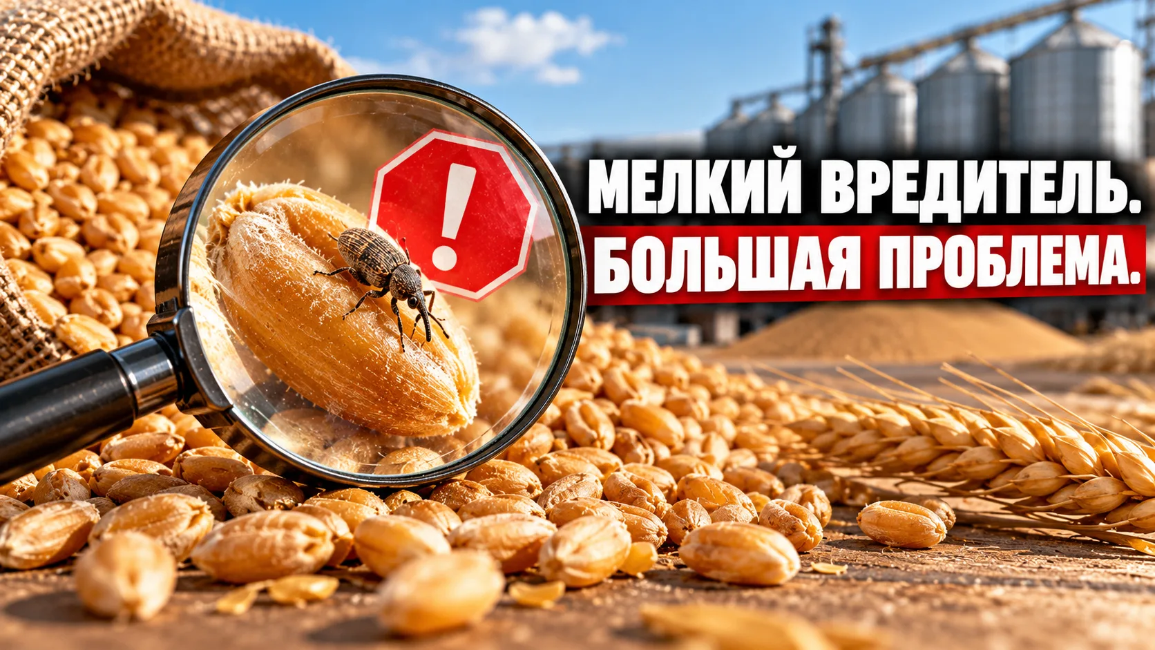 350 ТОНН ПШЕНИЦЫ С КЛЕЩОМ