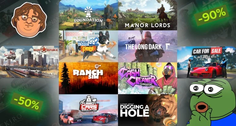 🎮 Топ 10 симуляторов по хорошей скидке