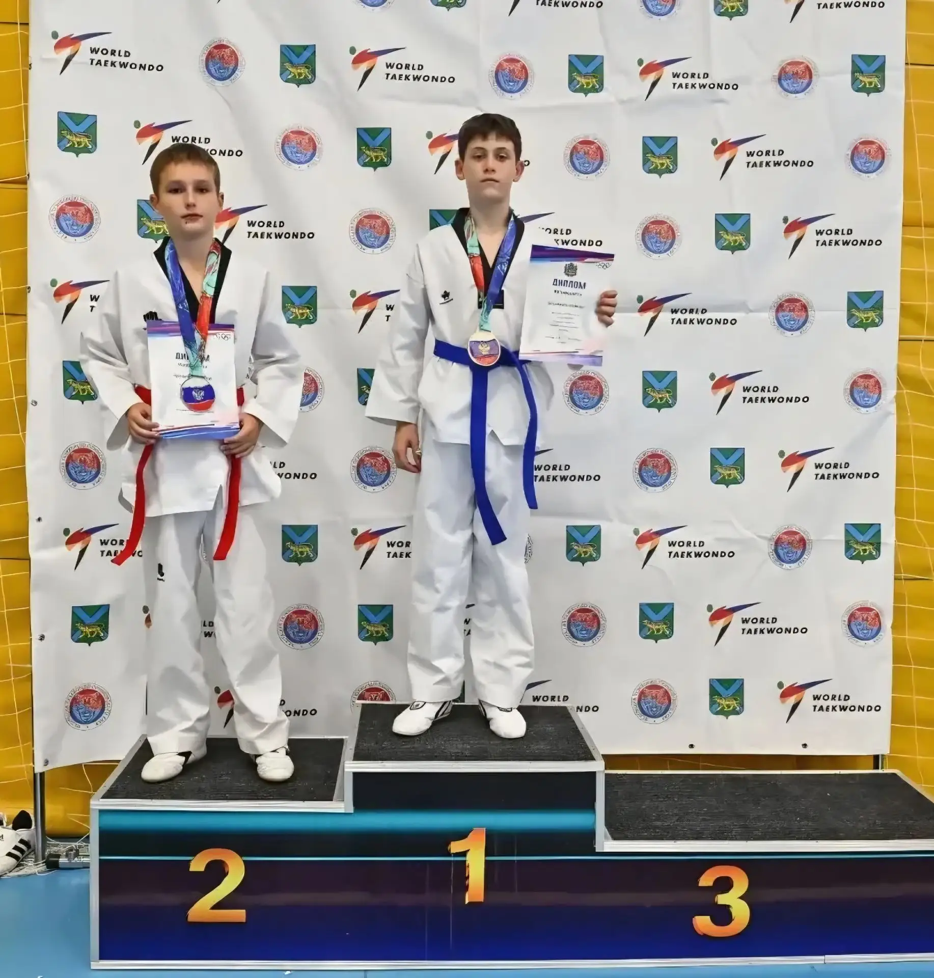 🏆Захариков Кирилл (7Г) занял 1 место в Первенстве Приморского края по тхэквондо🔥