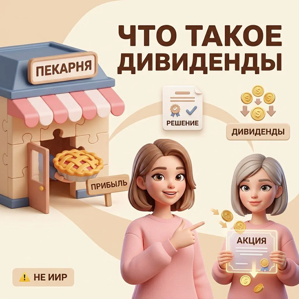 💸 Дивиденды: деньги просто за то, что вы владелец