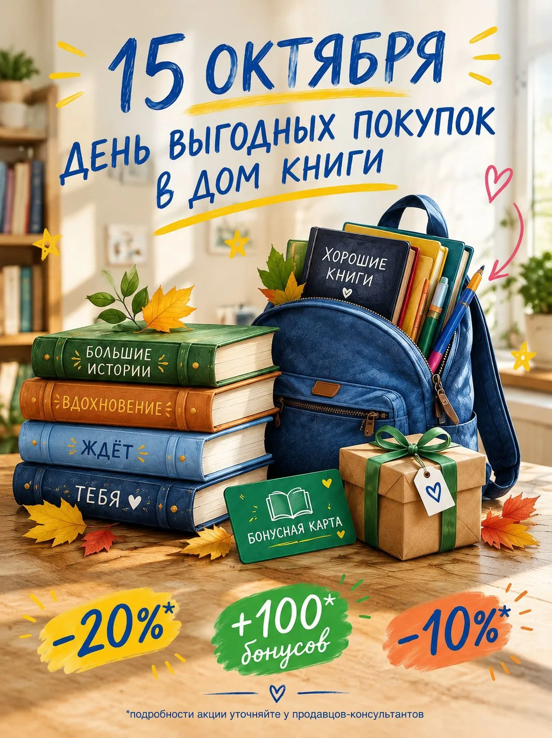 15 ОКТЯБРЯ — ДЕНЬ, КОГДА ПОКУПАТЬ ОСОБЕННО ПРИЯТНО! 💙