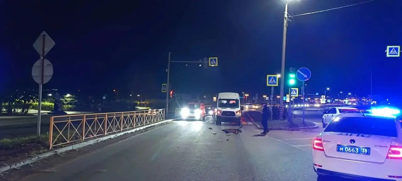 ❗️Мужчина на электросамокате пострадал в ДТП с автобусом в Усолье-Сибирском