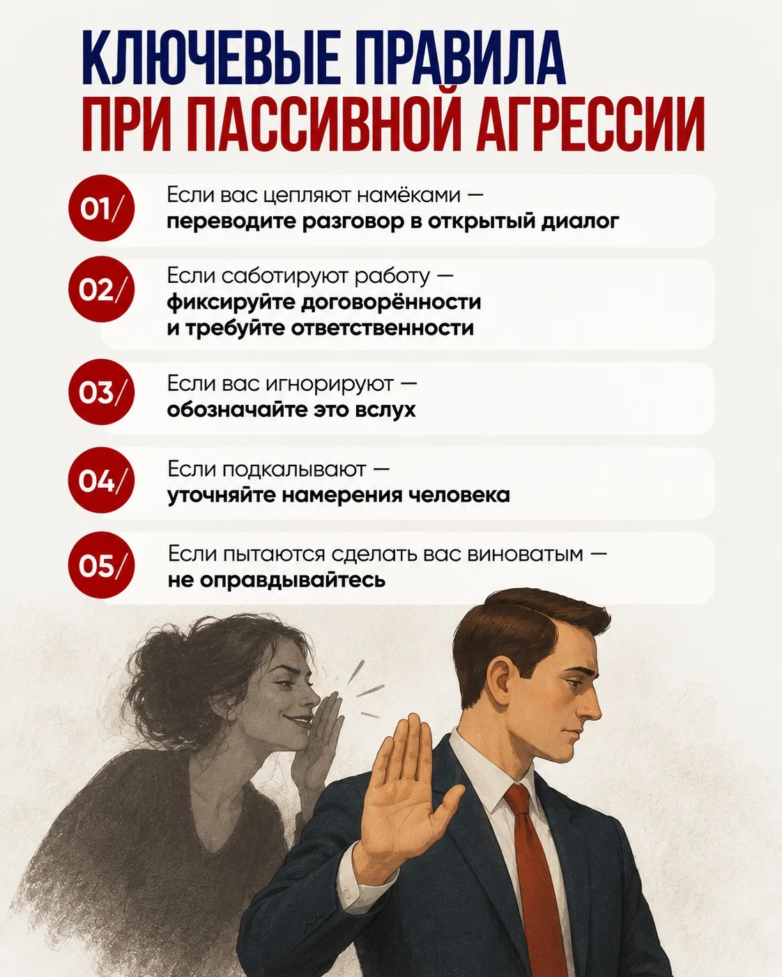 КАК СПРАВЛЯТЬСЯ С ПАССИВНОЙ АГРЕССИЕЙ. Часть 2