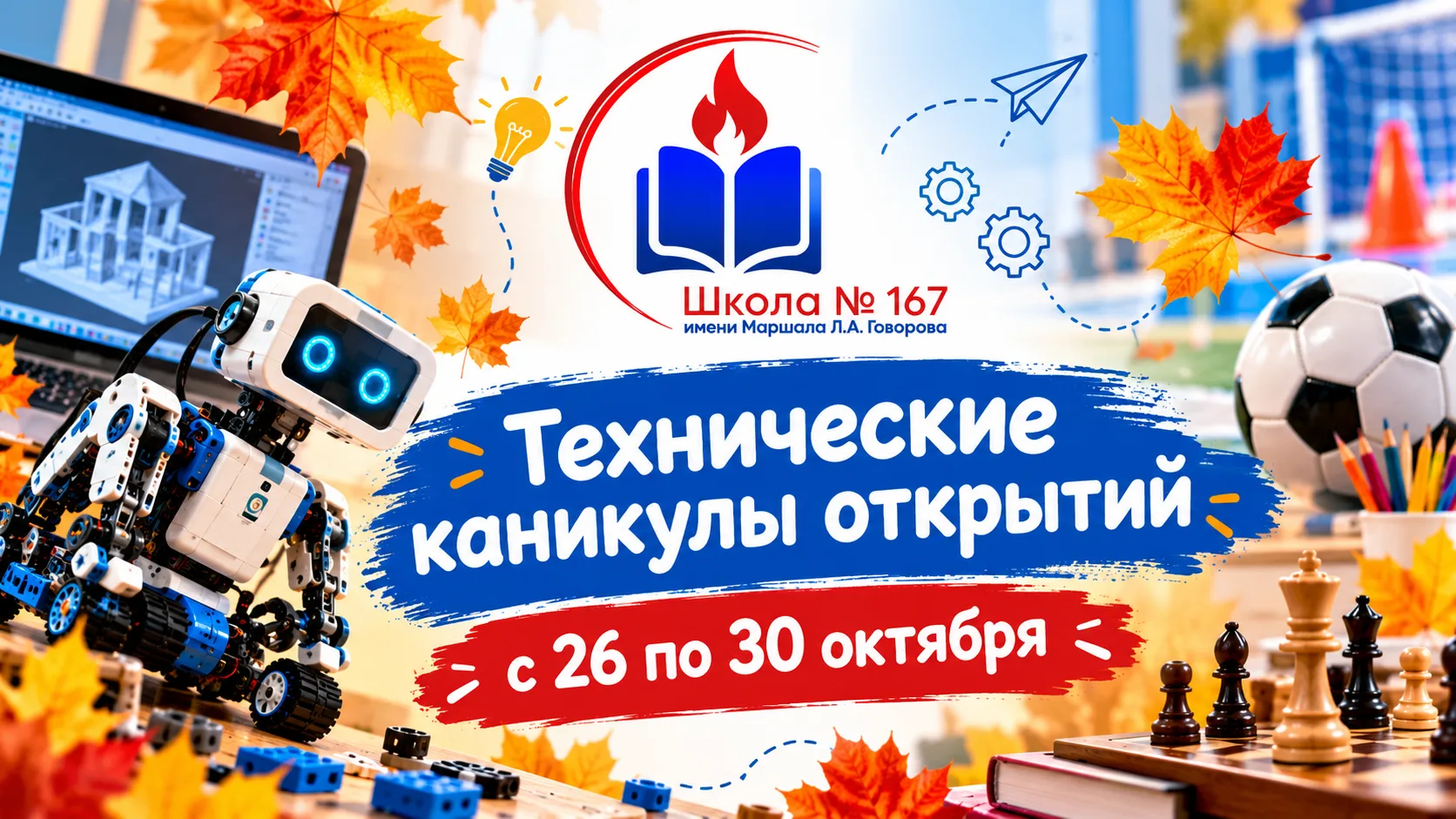 🍂 Осенние каникулы с пользой и новыми открытиями! 🤖
