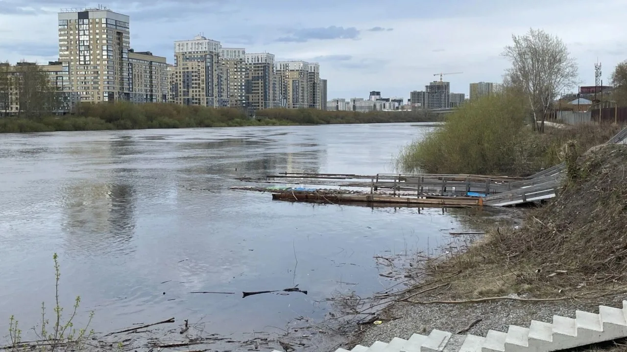 🌊 Аномальный рост Туры в Тюмени может обернуться проблемами с водой