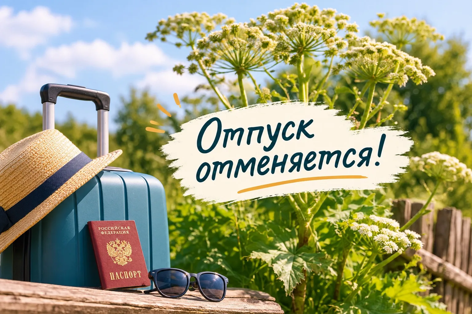 Отпуск отменяется 🫣