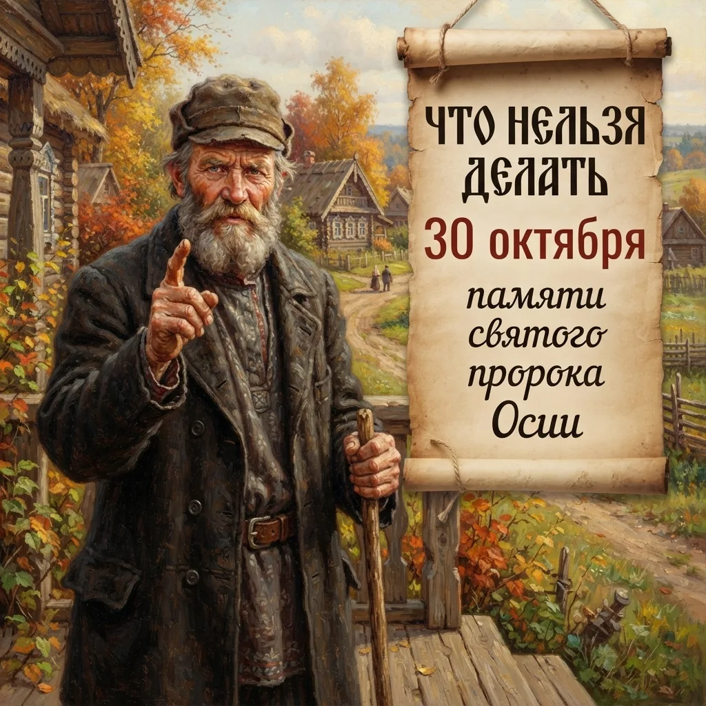🚫 30 октября — Что нельзя делать