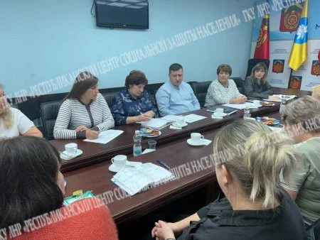 Заместитель руководителя филиала № 10 ГКУ ЛНР «РЦСЗН» в Антрацитовском м/о принял участ...