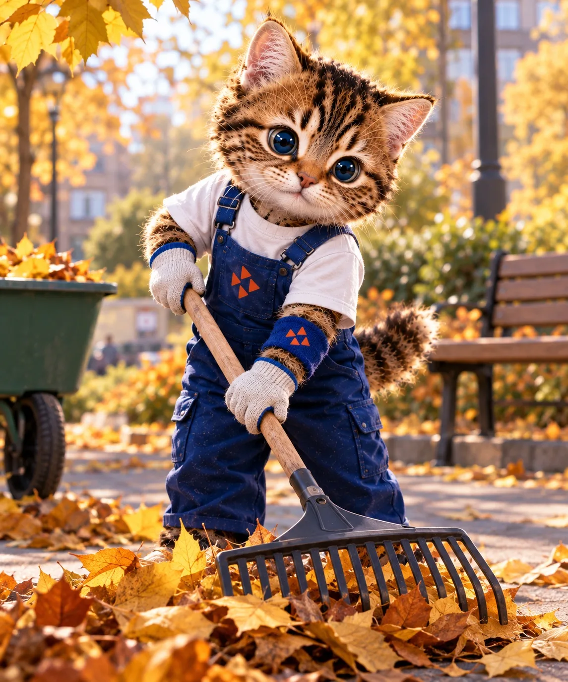 🍁 За чистым двором стоит чей-то труд.