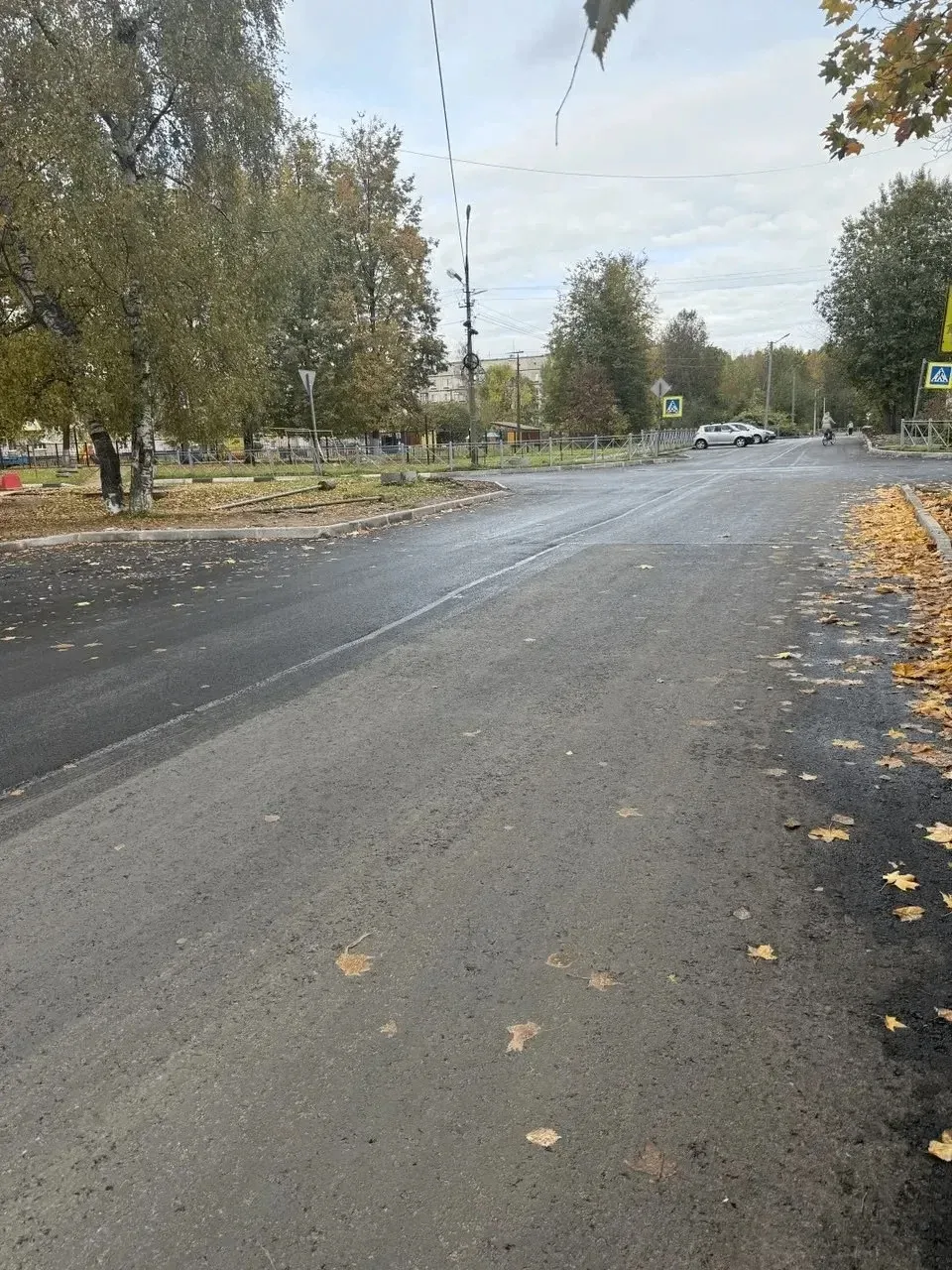В Отрадном на улице Щурова обновили канализационный коллектор и восстановили благоустро...