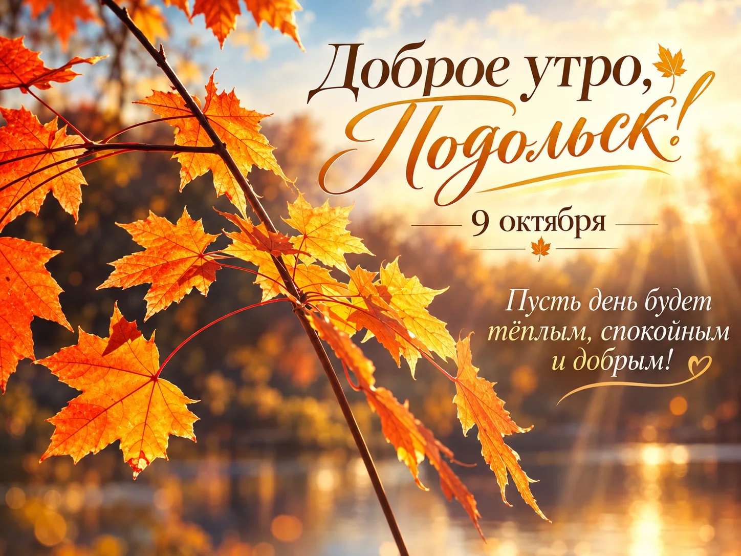☀️ Доброе утро, Подольск!