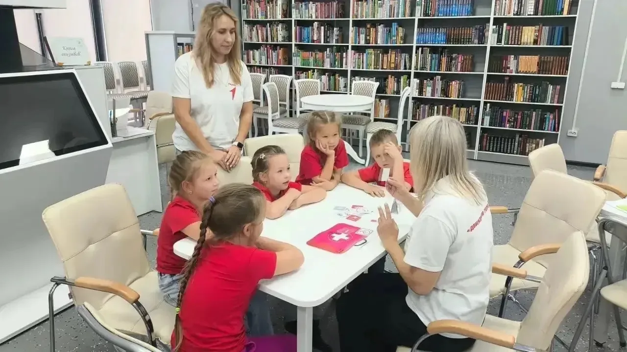 Вчера дети подготовительной группы приняли участие в фестивале «Первая помощь», организ...