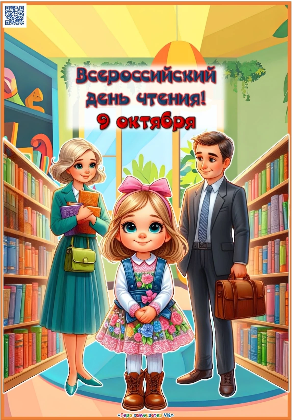 9 октября — особенная дата! Сегодня вся страна отмечает Всероссийский день чтения