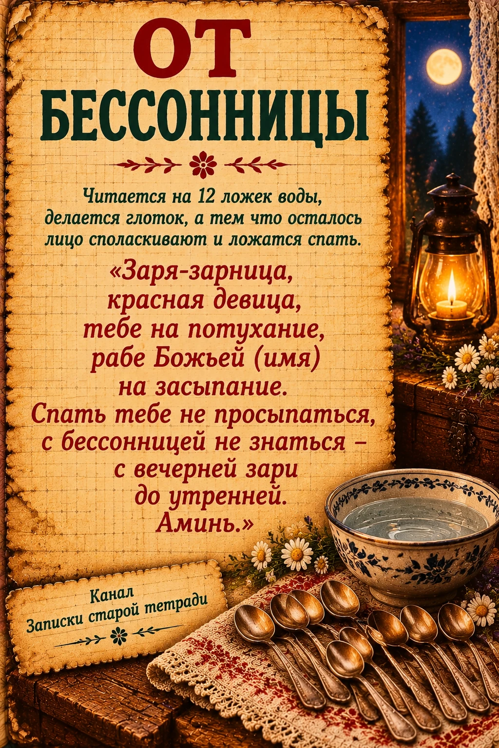 ОТ БЕССОННИЦЫ 🌙