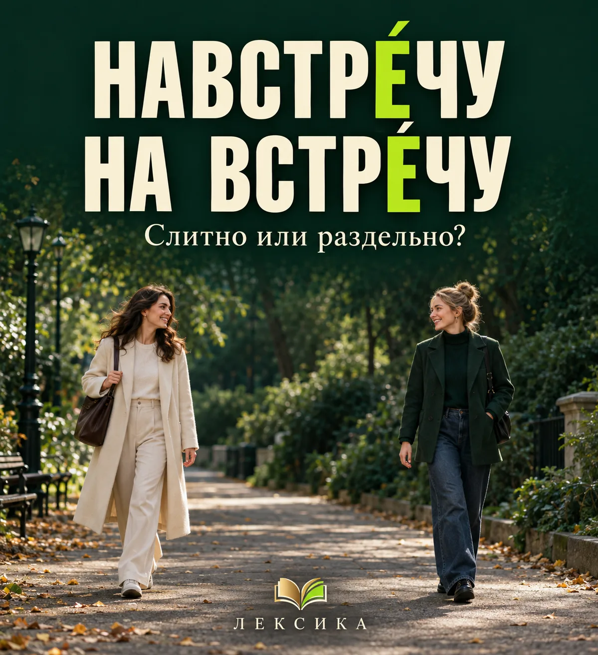 Идёте навстречу или на встречу?