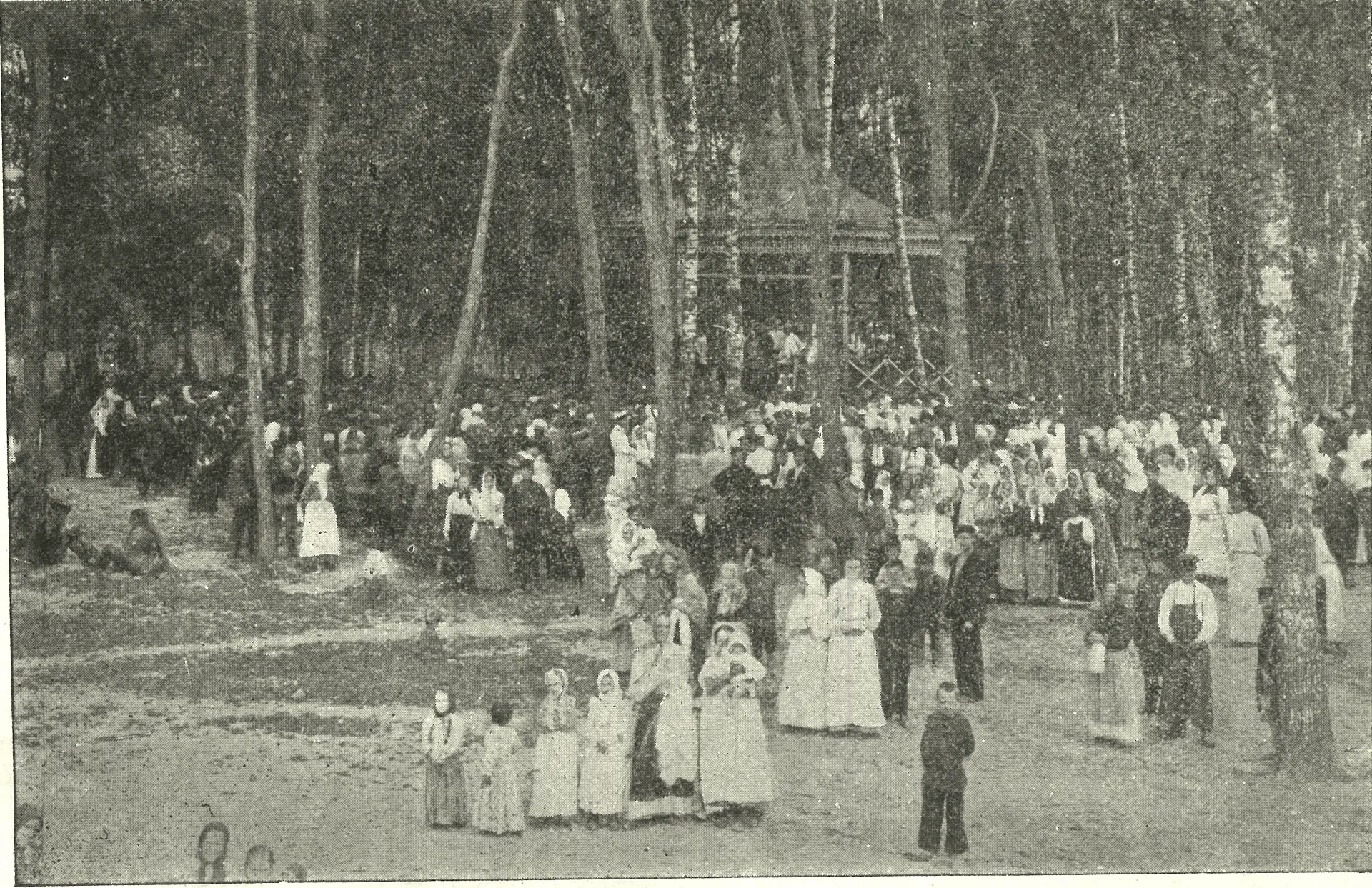 📸 Архив. Общее собрание рабочих близ фабрики, 1-й день забастовки. 1906 г.