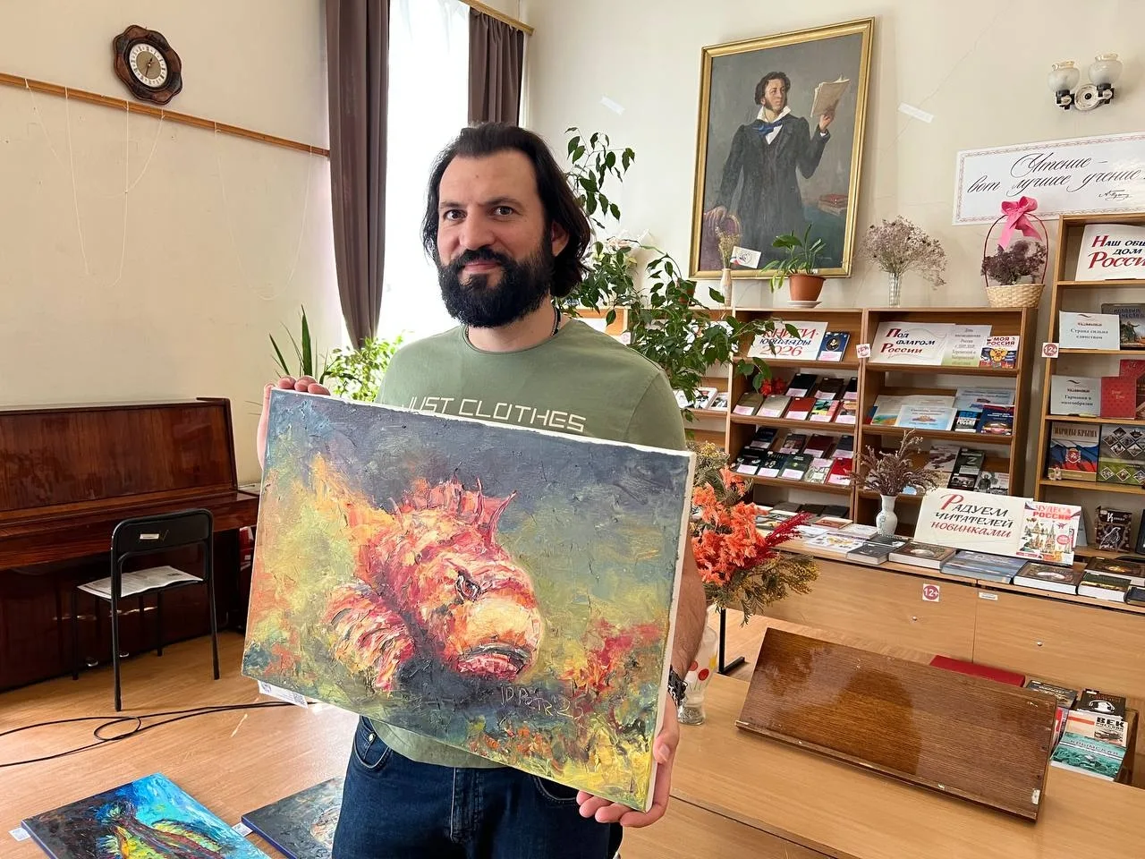 🖌 Картины, написанные на дне Черного моря: в Симферополе открылась выставка Петра Доце...