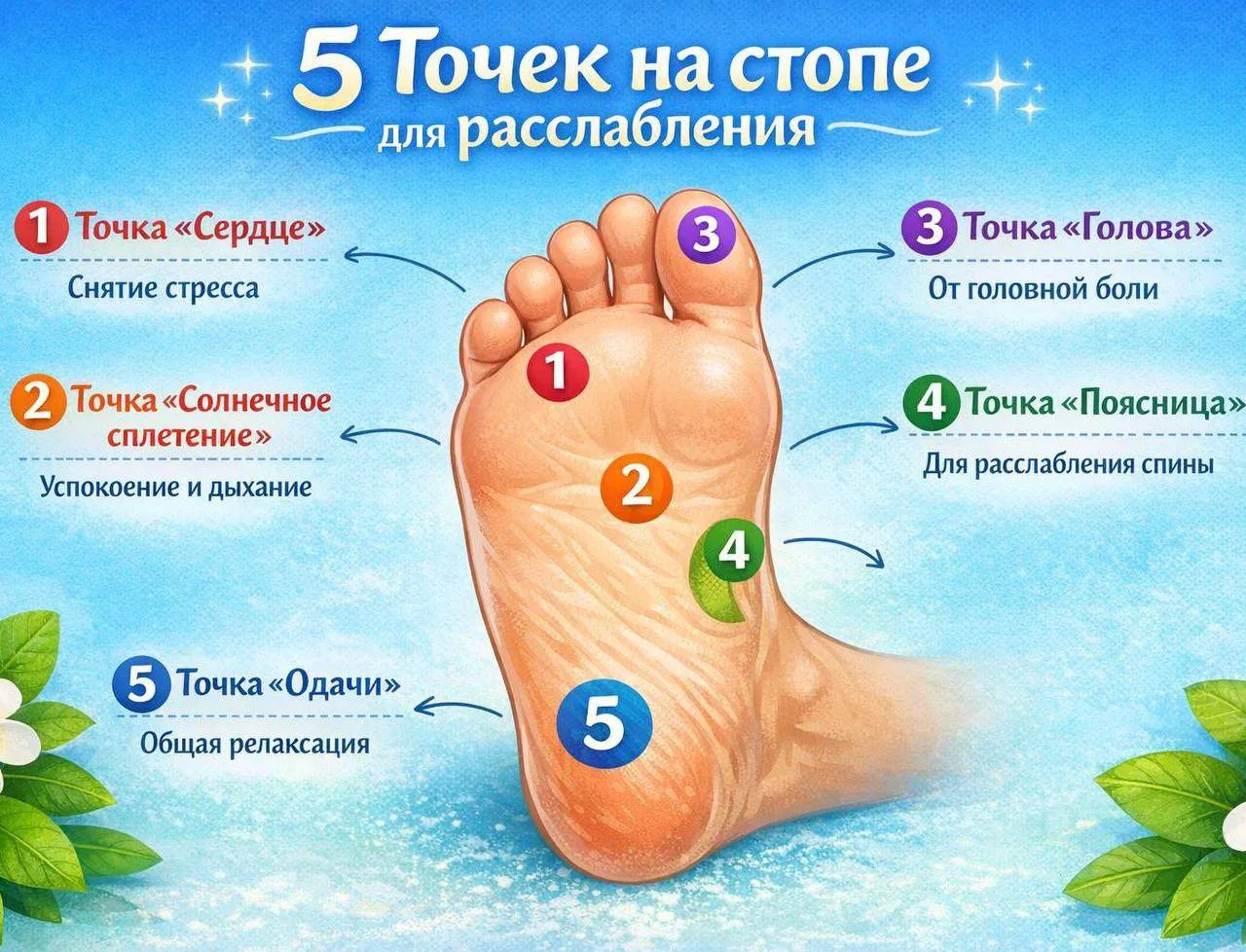 МАССАЖ СТОП ИЛИ РЕФЛЕКСОТЕРАПИЯ 👇