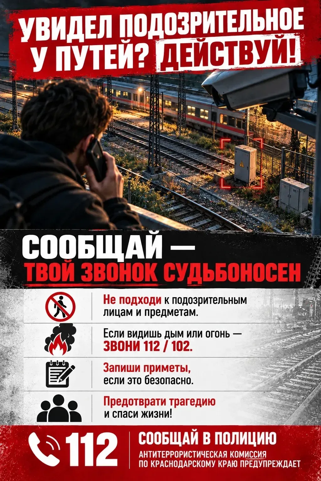 АНТИТЕРРОРИСТИЧЕСКАЯ КОМИССИЯ КРАСНОДАРСКОГО КРАЯ ПРЕДУПРЕЖДАЕТ!