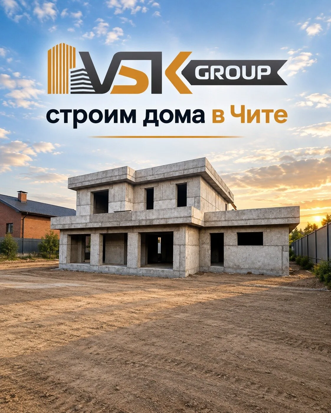 Строим дома из армированных панелей! Застройщик VSKgroup