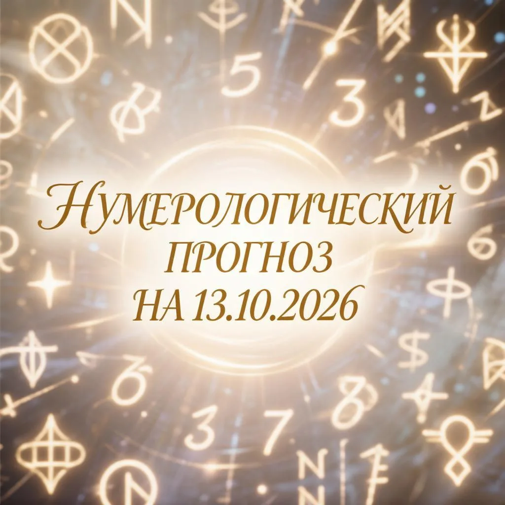 Общий нумерологический прогноз на 13 октября 2026 года