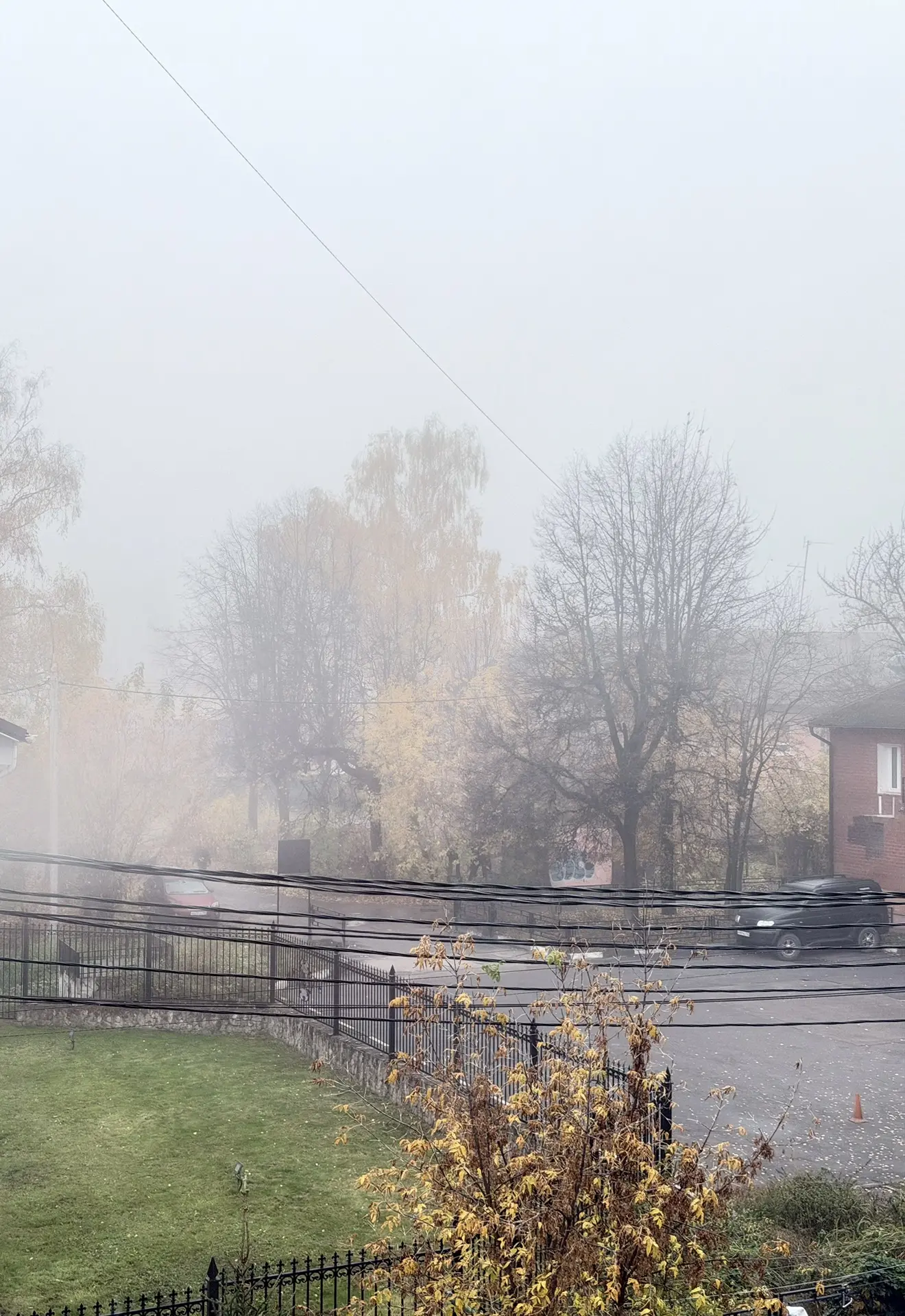 🌫 Доброе утро, Домодедово! Город сегодня немного в тумане