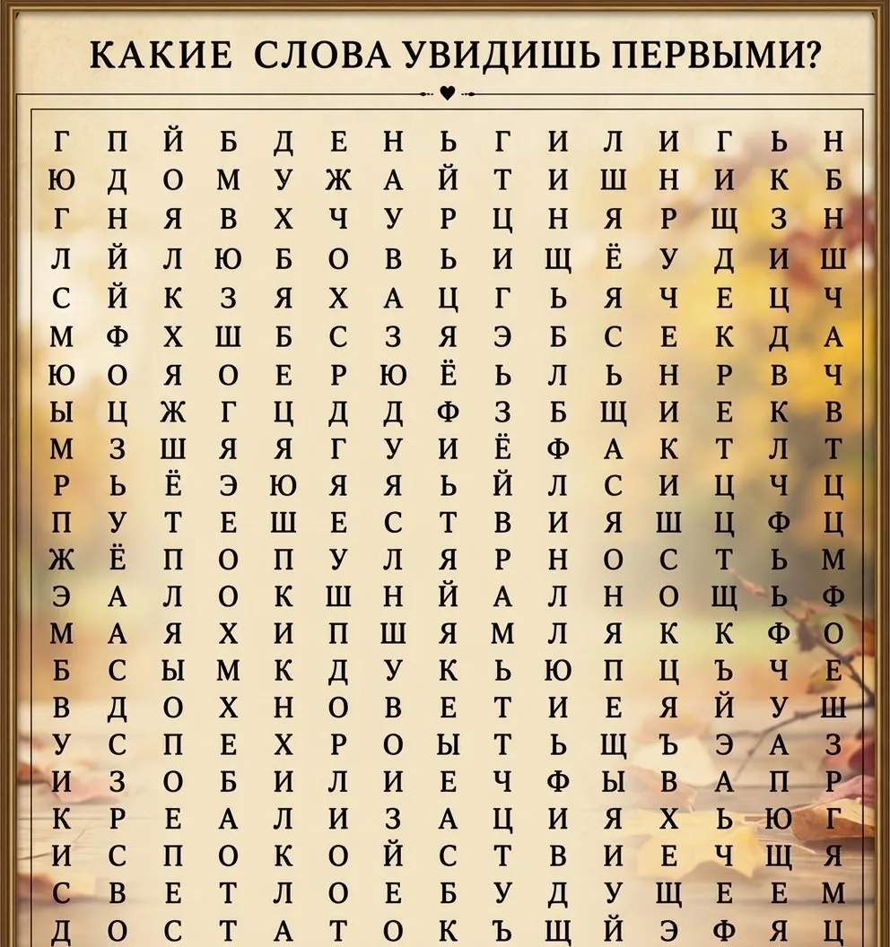 Первые 3 слова, которые вы увидите, пусть исполнятся этой осенью🍂!