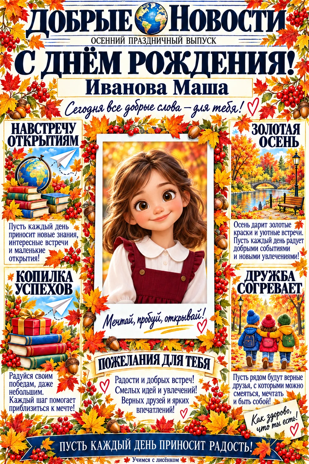🎉 ПОДАРОК, КОТОРЫЙ ПОРАДУЕТ КАЖДОГО РЕБЁНКА! 🎁🍁