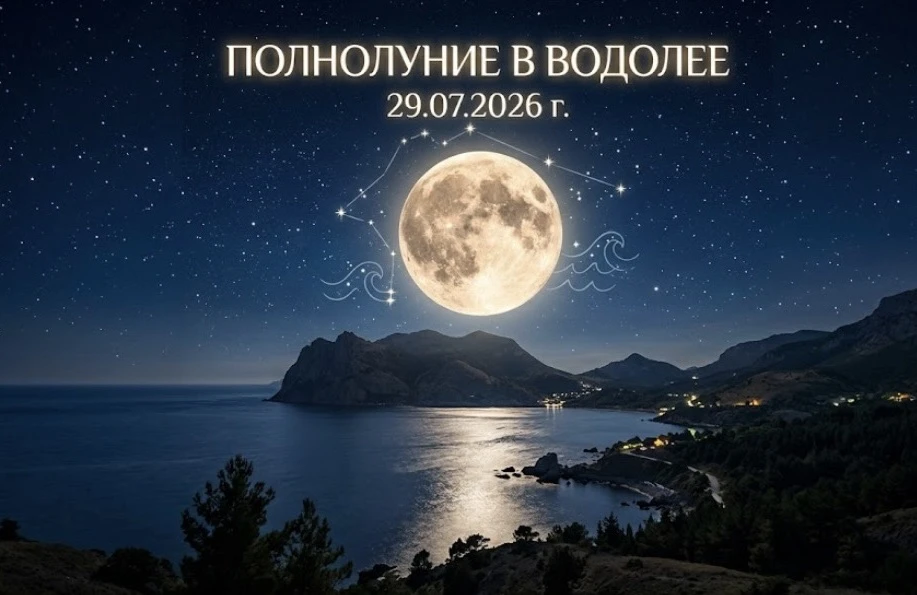 🌕 Полнолуние в Водолее ♒️