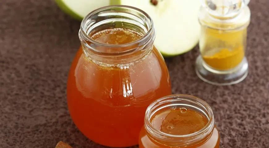 ЯБЛОЧНОЕ ЖЕЛЕ С КОРИЦЕЙ И ШАФРАНОМ