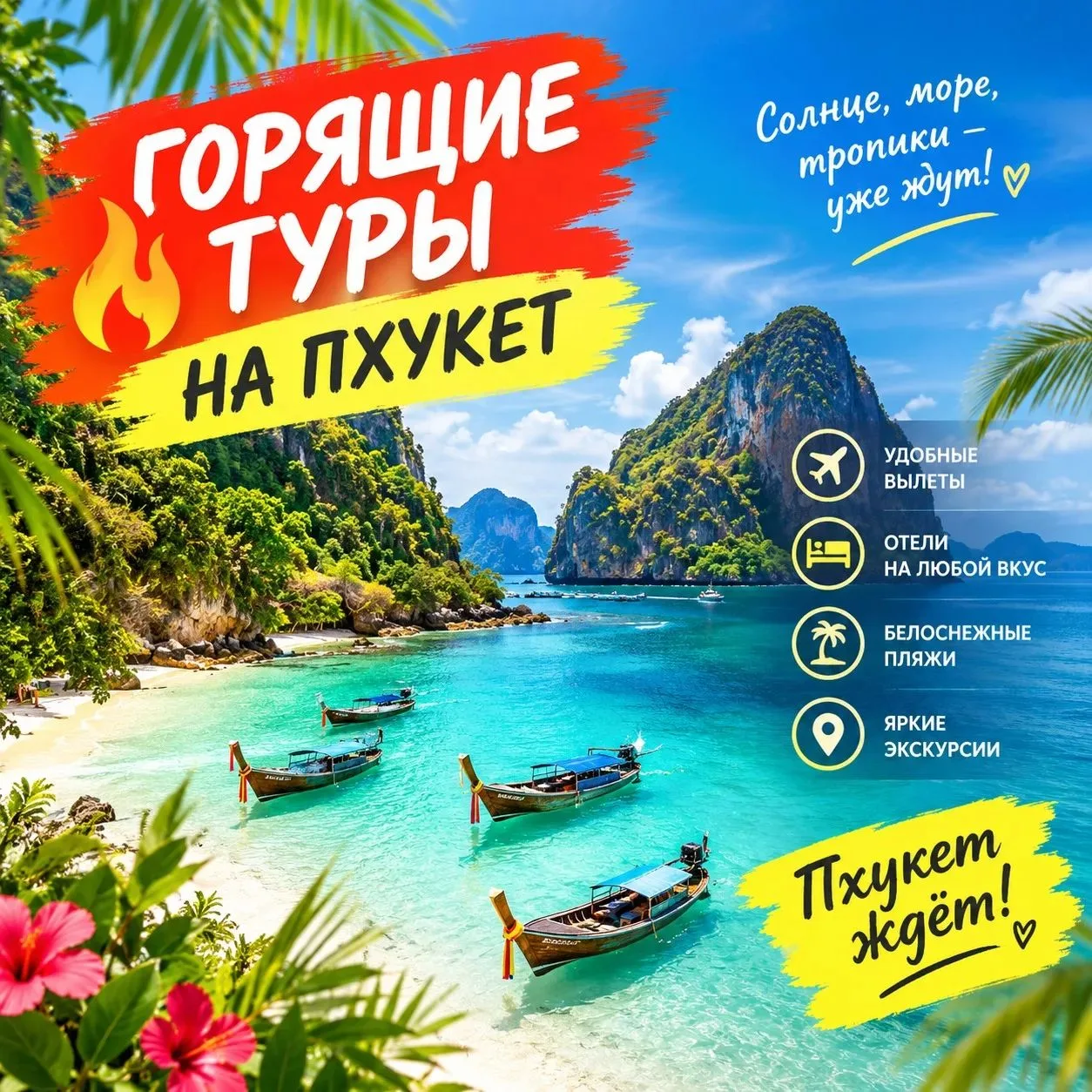 🔥🌞🌴 ПХУКЕТ! ГОРЯЩИЕ ТУРЫ