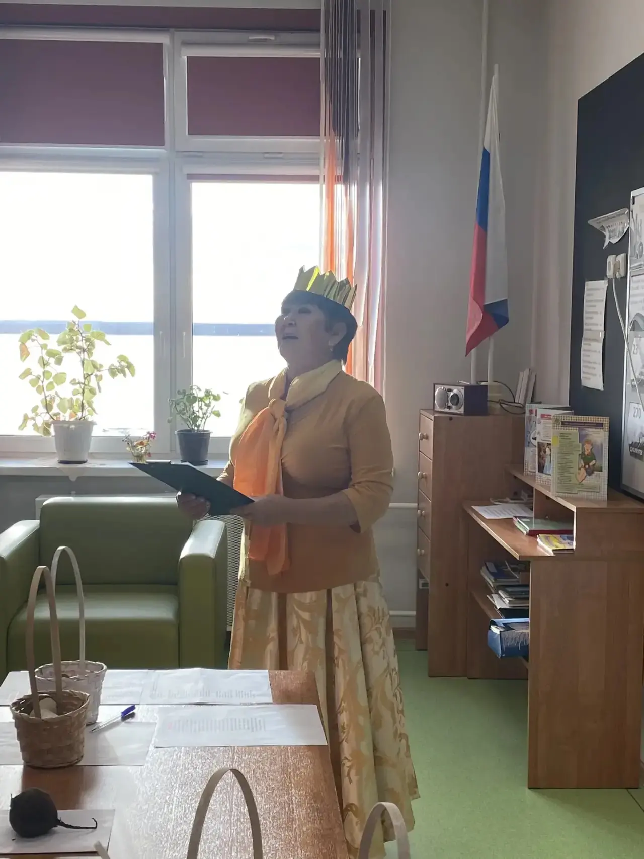 🍂 Осень поселилась в школьной библиотеке!