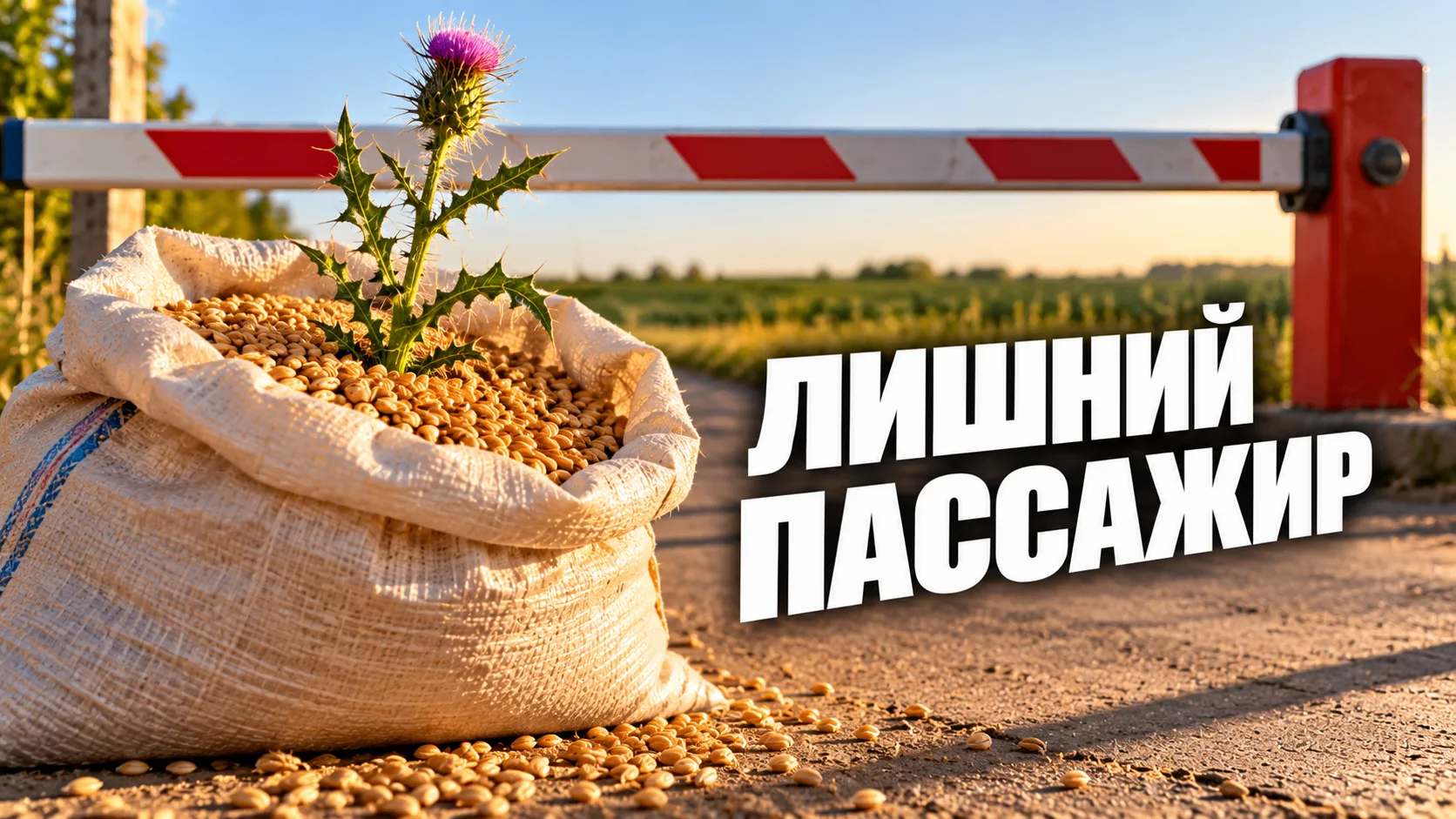 СОРНЯК В ПОЛЕ МОЖЕТ ОСЛОЖНИТЬ ЭКСПОРТ