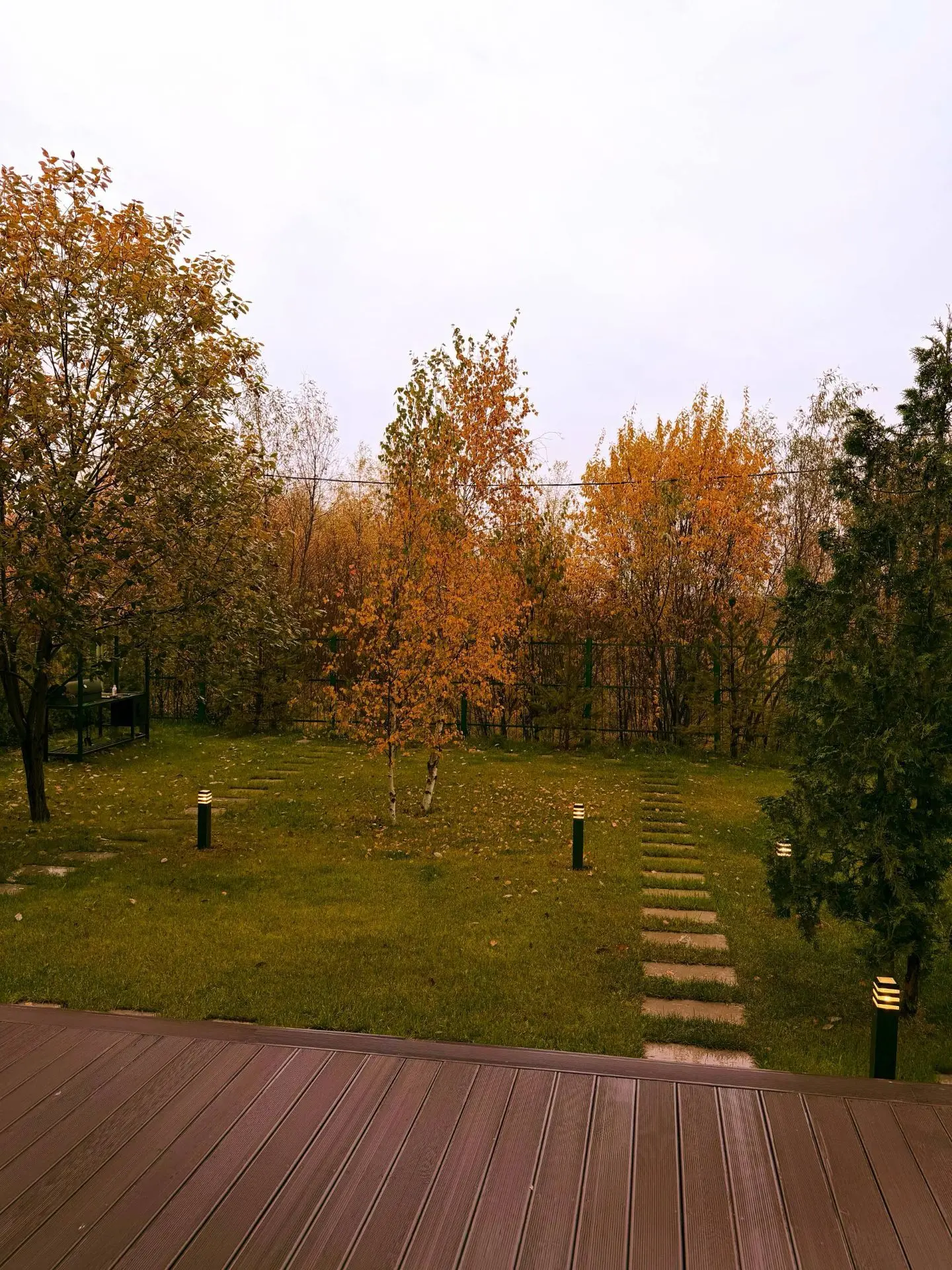 Что за красота у нас во дворе осенью 😍 До сих пор не верится, что мы тут живём 🙈